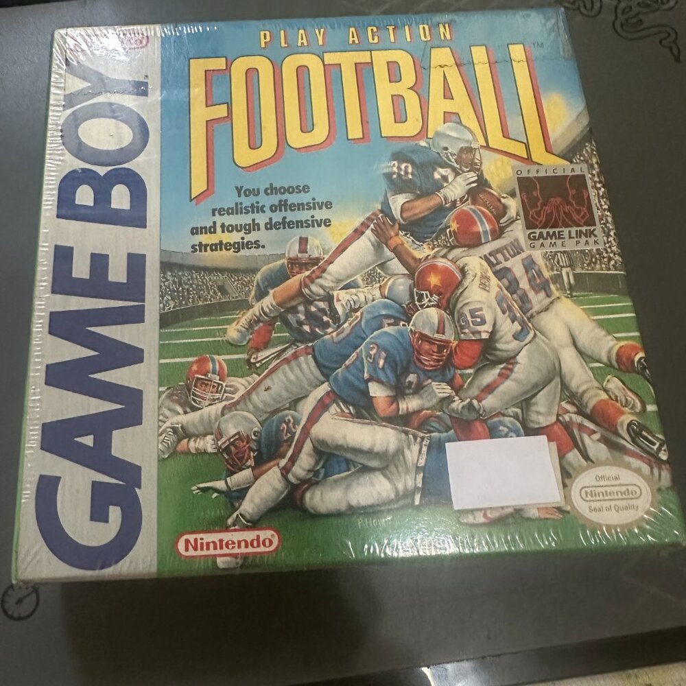 Play Action Football Nintendo Game Boy Factory Sealed